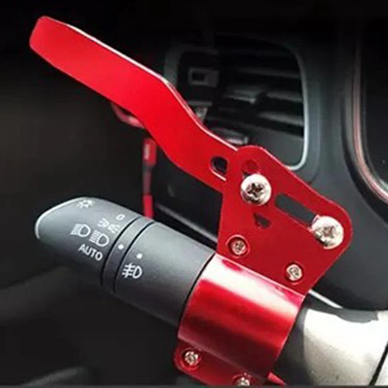 

Aluminium Car Turn Signal Lever Extender Steering Wheel Turn Rod Extension Adjustment Position Up Kit Black Red Blue Silver Gold