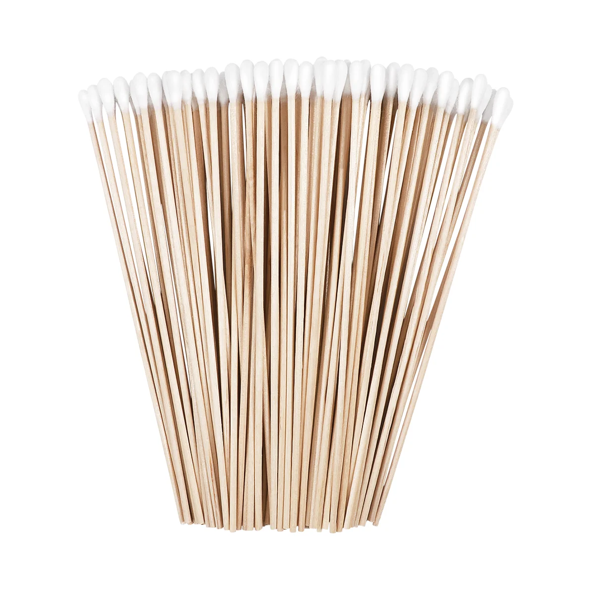 

200PCS Cotton Tipped Applicator Cotton Tips Swabs Wooden Stick Cleaning Sticks Cotton Sticks for Microblading Eye Cotton Swab