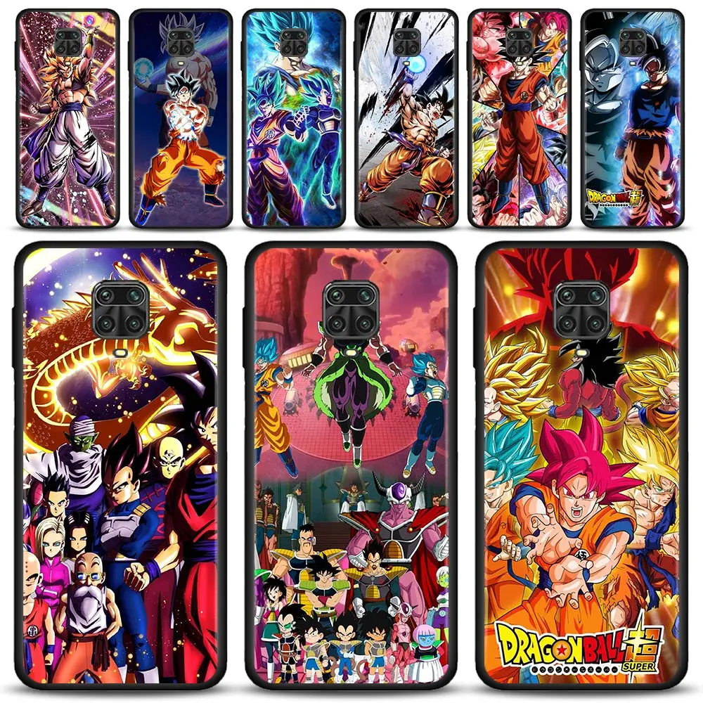 

Phone Case For Xiaomi Redmi Note 11 10 8 Pro Cover 9s 11T 9t 8t 8 7 for Redmi k40 10 9 9a 9c Funda Japan Anime Dragon Ball