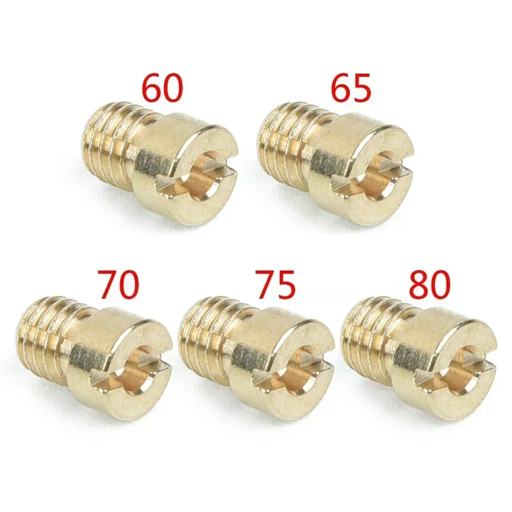 

5 шт. форсунки карбюратора Racing Carb # 60 65 70 75 80 для 50cc 60 80cc моторизованного велосипеда прочный практичный автомобильный карбюратор