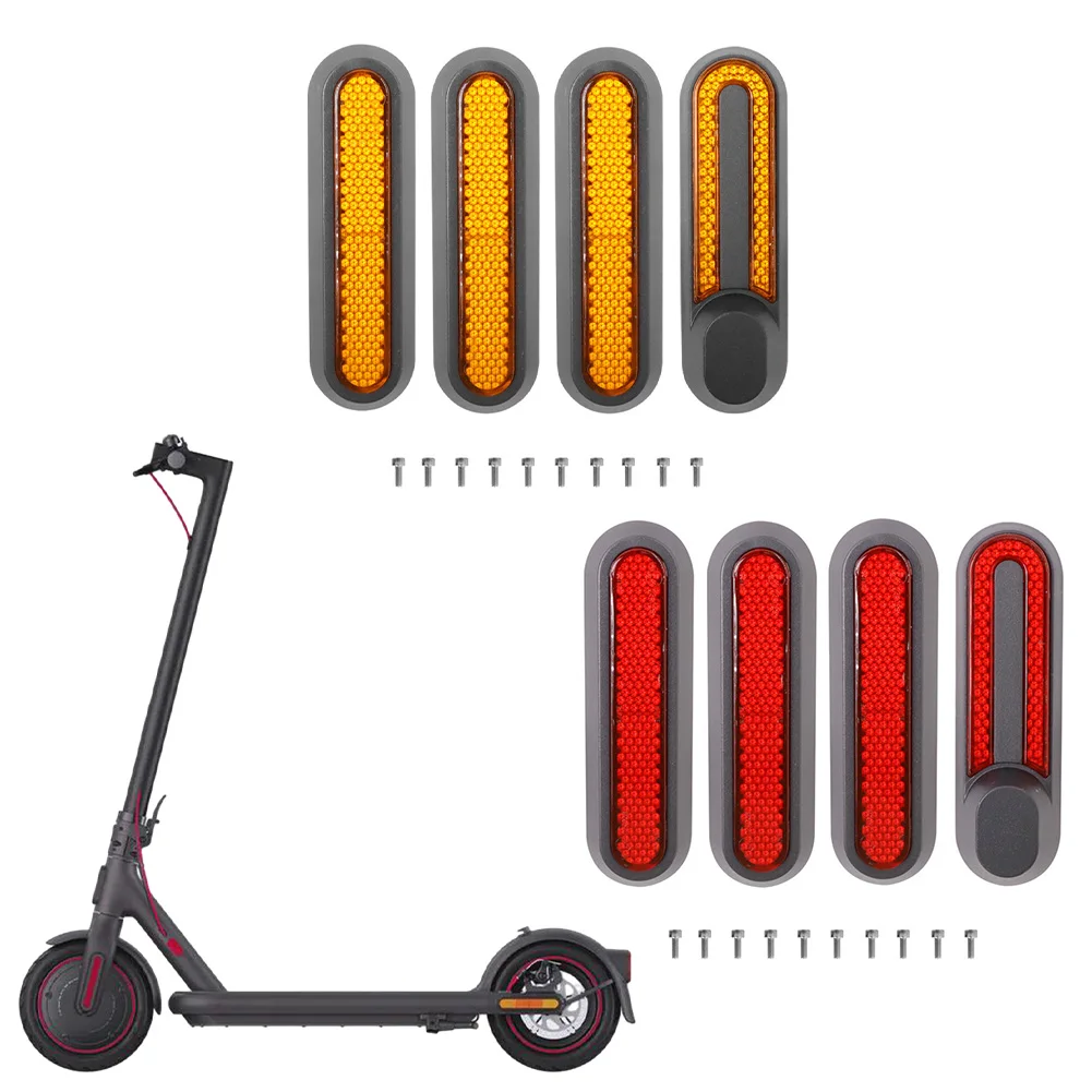

Electric Scooter Side Wheel Cover Reflective Shell Cover For -Xiaomi M365/Pro/1S Wheel Hub Covers Safety Cycling Accessories