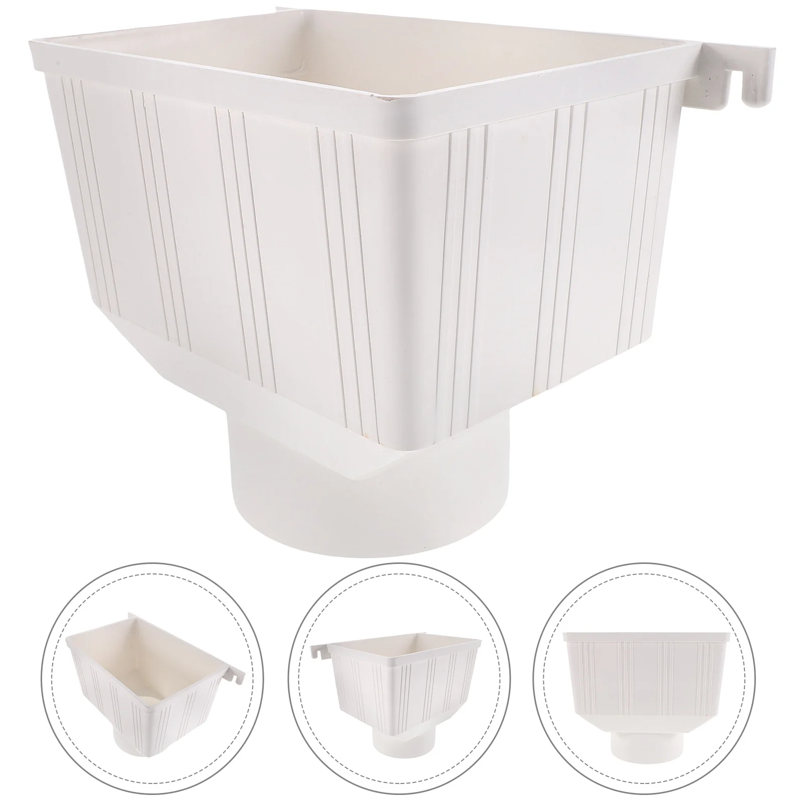 

Water Collection Barrels Train Gutter Downspout Bucket Diverter Kit Plastic Adapter System