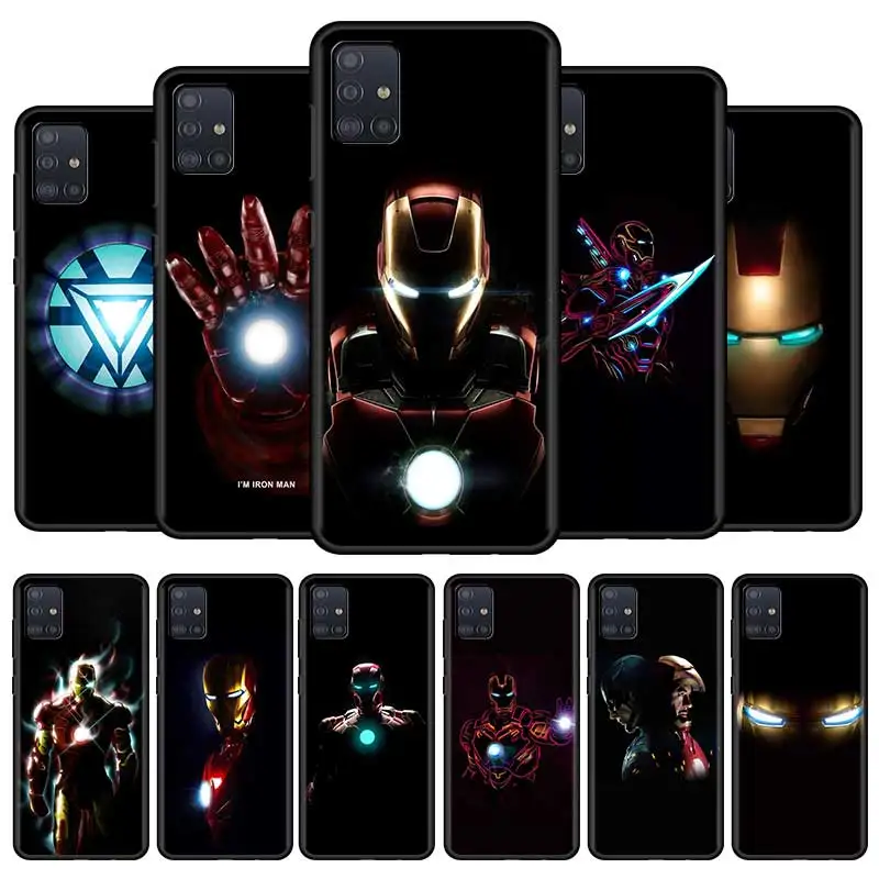 

Чехол для телефона Marvel Hero Железный человек для Samsung Galaxy A12 A51 A52 A71 A21s A32 A31 A02s A72 A41 A11 A02 A03 A13