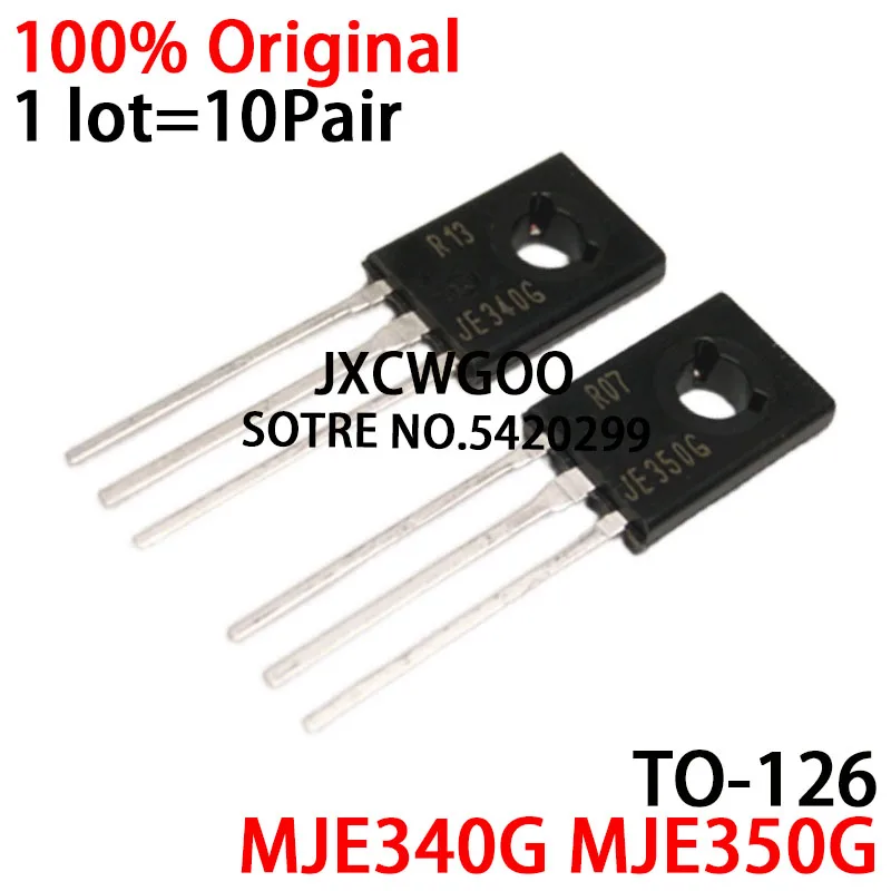 

10PCS MJE340G MJE350G MJE340 MJE350 JE340G JE350G TO-126 NPN Power Transistor New original