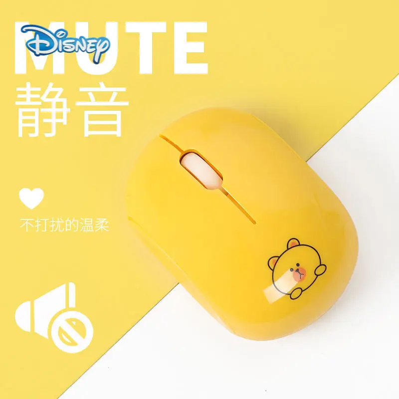 

Disney Cartoon Wireless Mouse Ergonomic Mouse Noiseless Mice For Laptop Computer PC Macbook Gaming Mouse Girl Gift