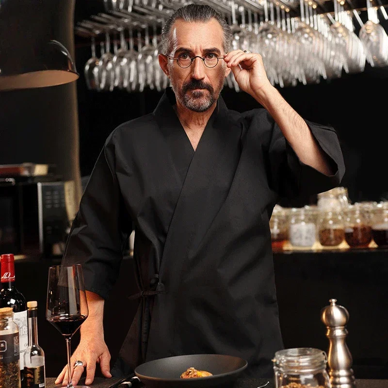 Кимоно Куртка Шеф-повара Для Чайной Церемонии Официанта Корейский Японский