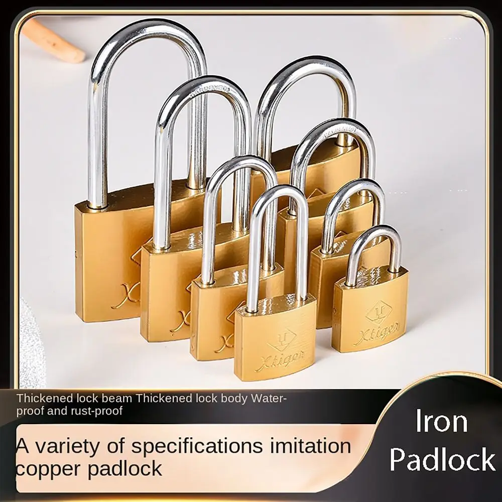 Замок с ключом Latus 3-мя ключами железное защитное устройство для домашнего багажа