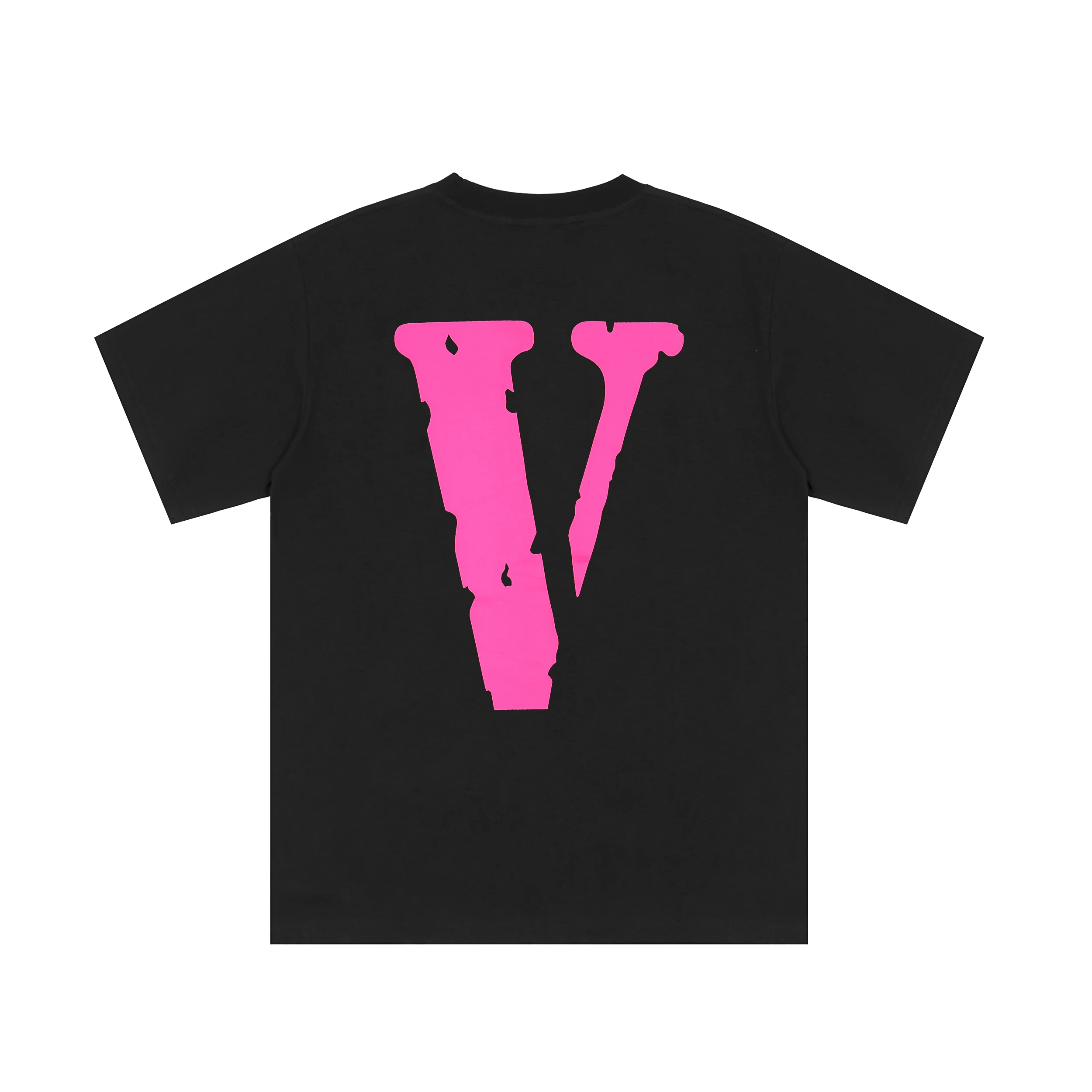 

Classic Vlone Short-sleeved Female Couple Loose Street Hip-hop Big V Trend T-shirt Men's Cotton Round Neck printing T-shirt V783
