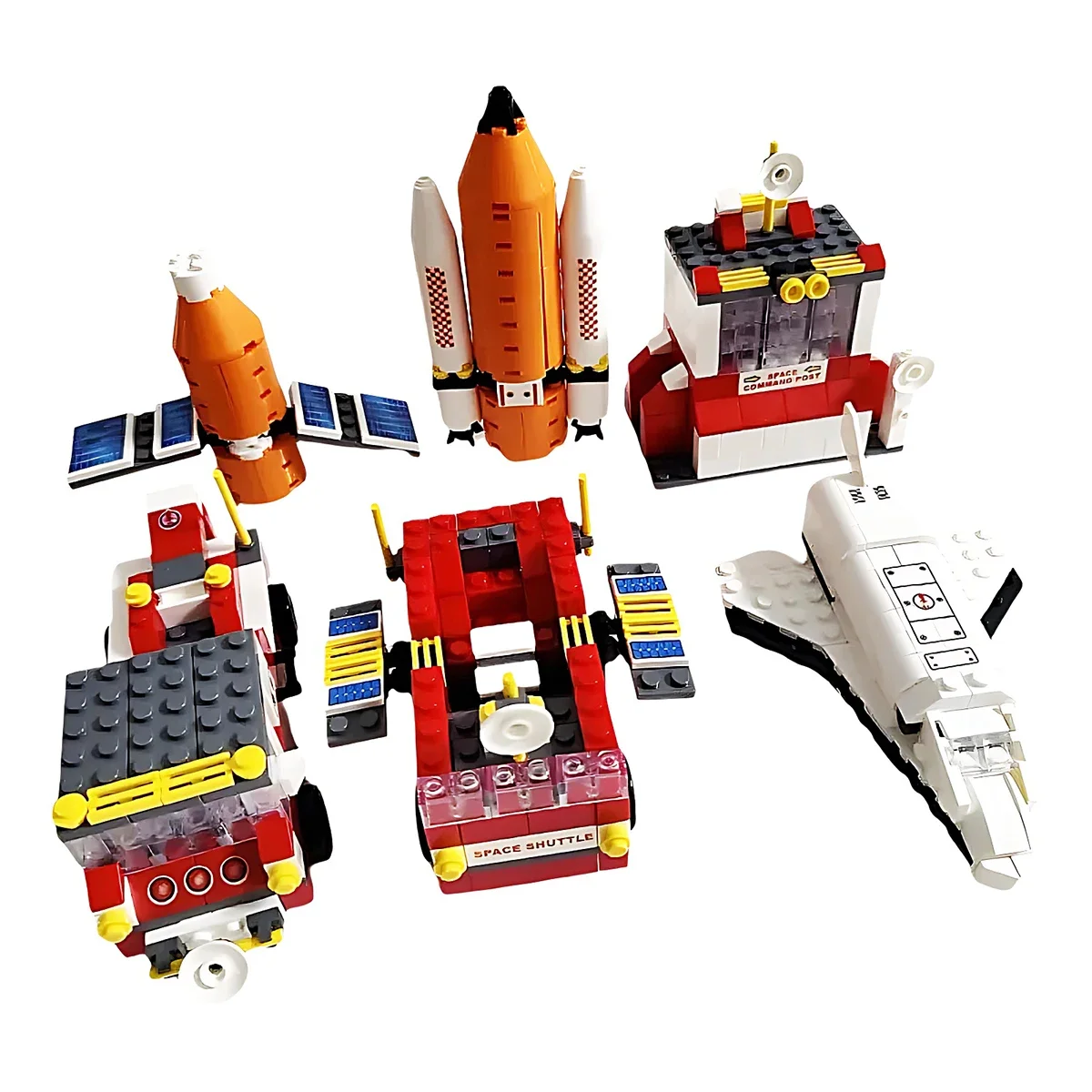 1000 шт. 6 в 1 космический корабль ракетная пусковая башня модель космического