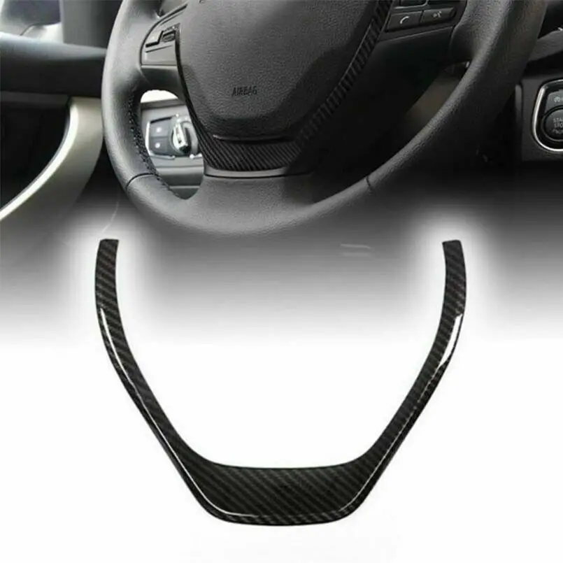 

Carbon Fiber Car Steering Wheel Trim Cover Sticker For BMW 3 Series F30 F31 F34