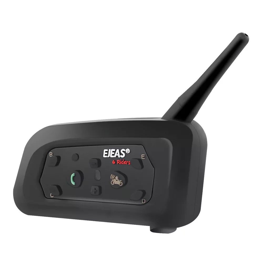

EJEAS V6 Pro Motorcycle Helmet BT Intercom Headphone Real-Time BT Intercom Full Duplex Talking ESP Noise Reduction Sport Headset