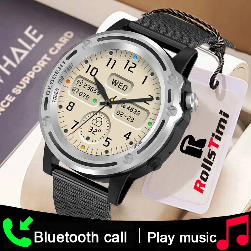 

Смарт-часы мужские с поддержкой Bluetooth и Пульсометром