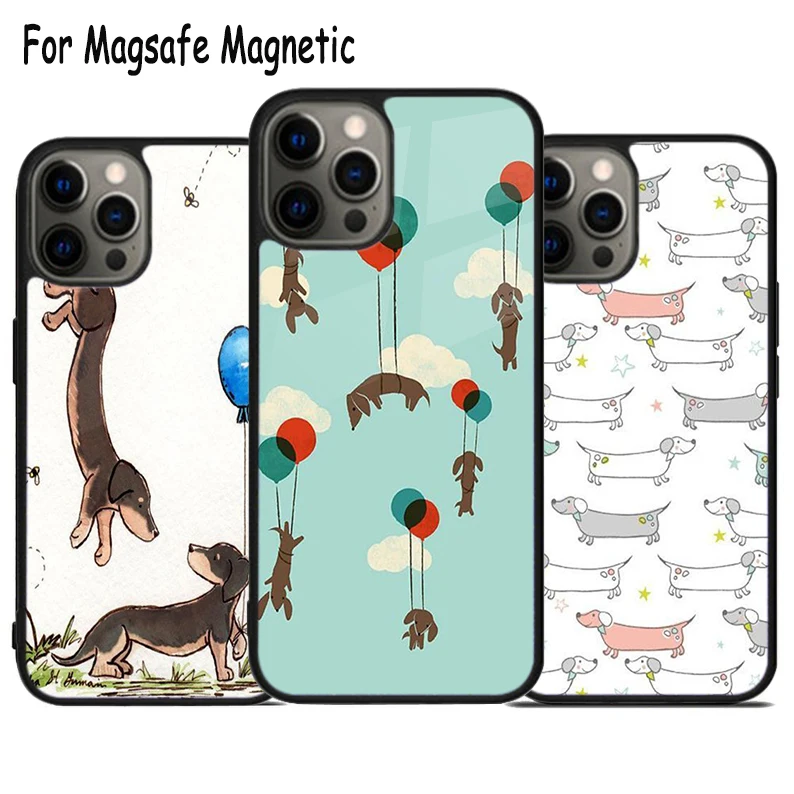 Чехол Magsafe для iPhone 15 16 14 13 11 12 Pro Max Plus с беспроводной зарядкой