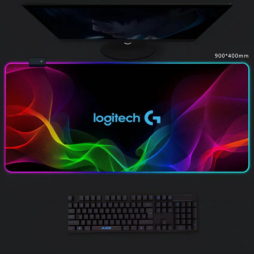 L-Logitech G логотип коврик для мыши Rgb игровой клавиатуры и очень большой