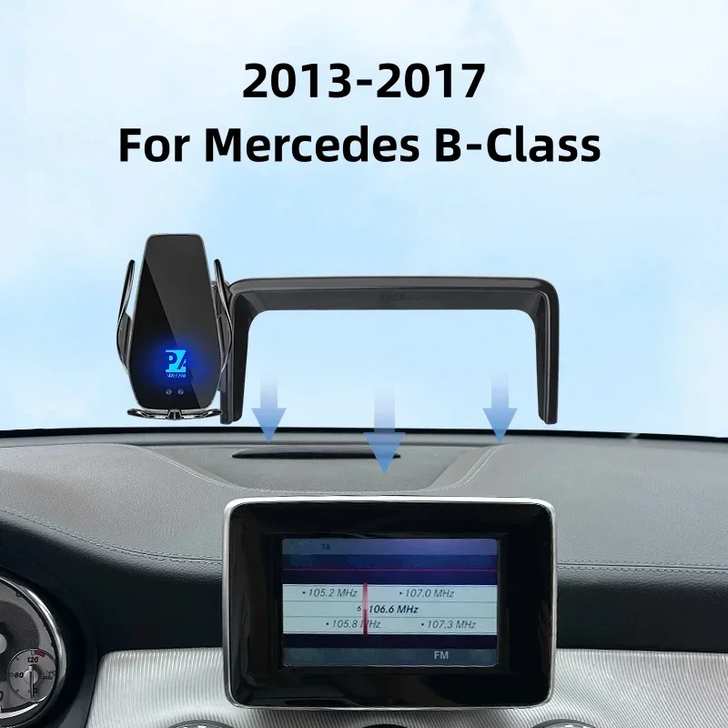 Для 2013-2017 Mercedes Benz B-Class W245 Автомобильный экран Держатель телефона Беспроводное