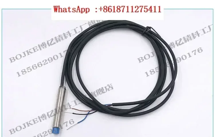 OBNO M8 cylindryczny indukcyjny przełącznik zbliżeniowy 0802N trójprzewodowy normalnie otwarty odległość wykrywania wyjścia NPN 2 мм