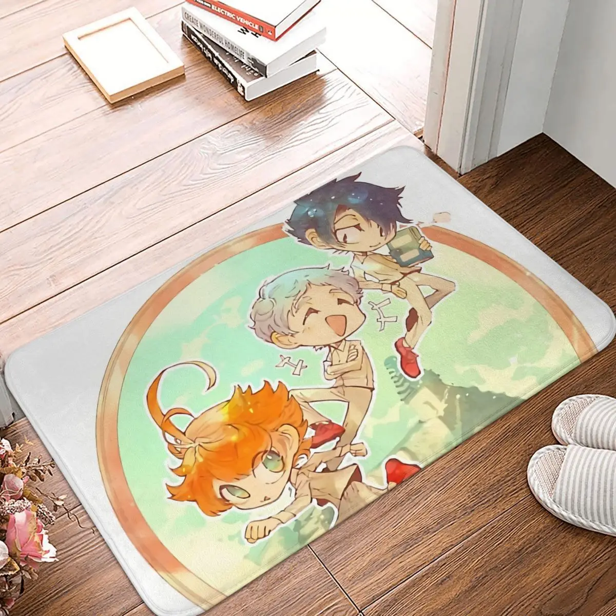 

Противоскользящий коврик для прихожей с принтом обещанного невеста, кухонный коврик, ковер для прихожей с Эммой Нормана и Рэй, декоративный коврик для помещений