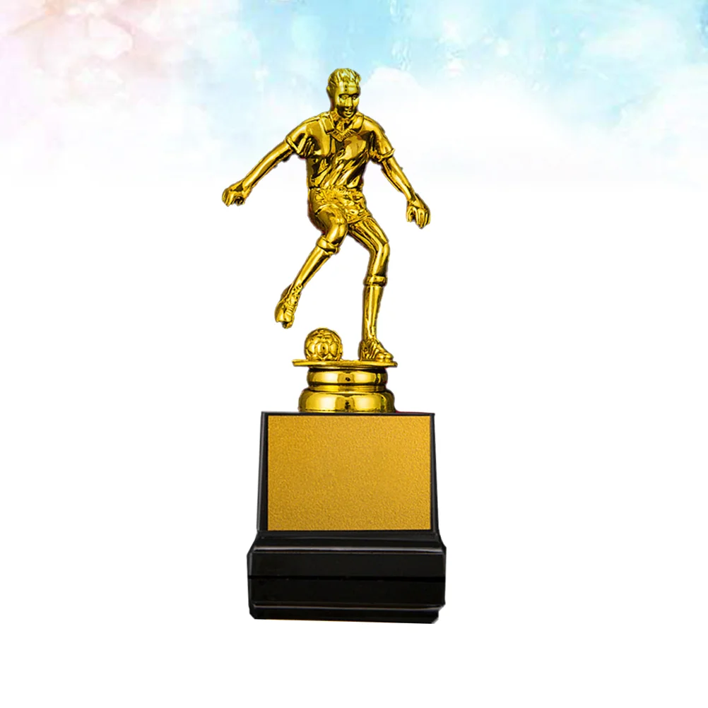 

Soccer Award Trophy Tournament Competition Trophy Goldstar Award Championship Cup Tabletop Figure for ( Golden )