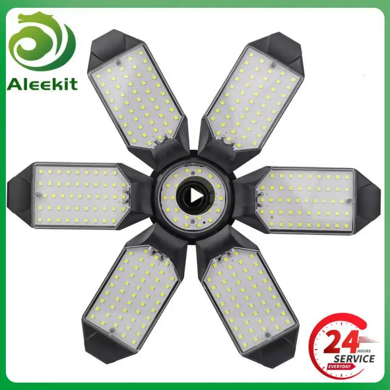 

Bulb Ceiling Light Adjustable Deformable E27/e26 Garage Light Strong Brightness 100w 312 Led 86-265v Led Lamp Hot Newest 2023