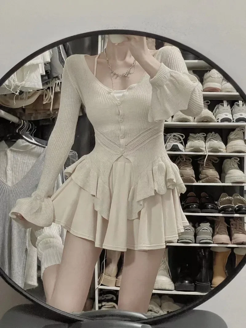 Корейский модный нежный стиль Пряная девушка чистый Desire Стиль Топ для женщин