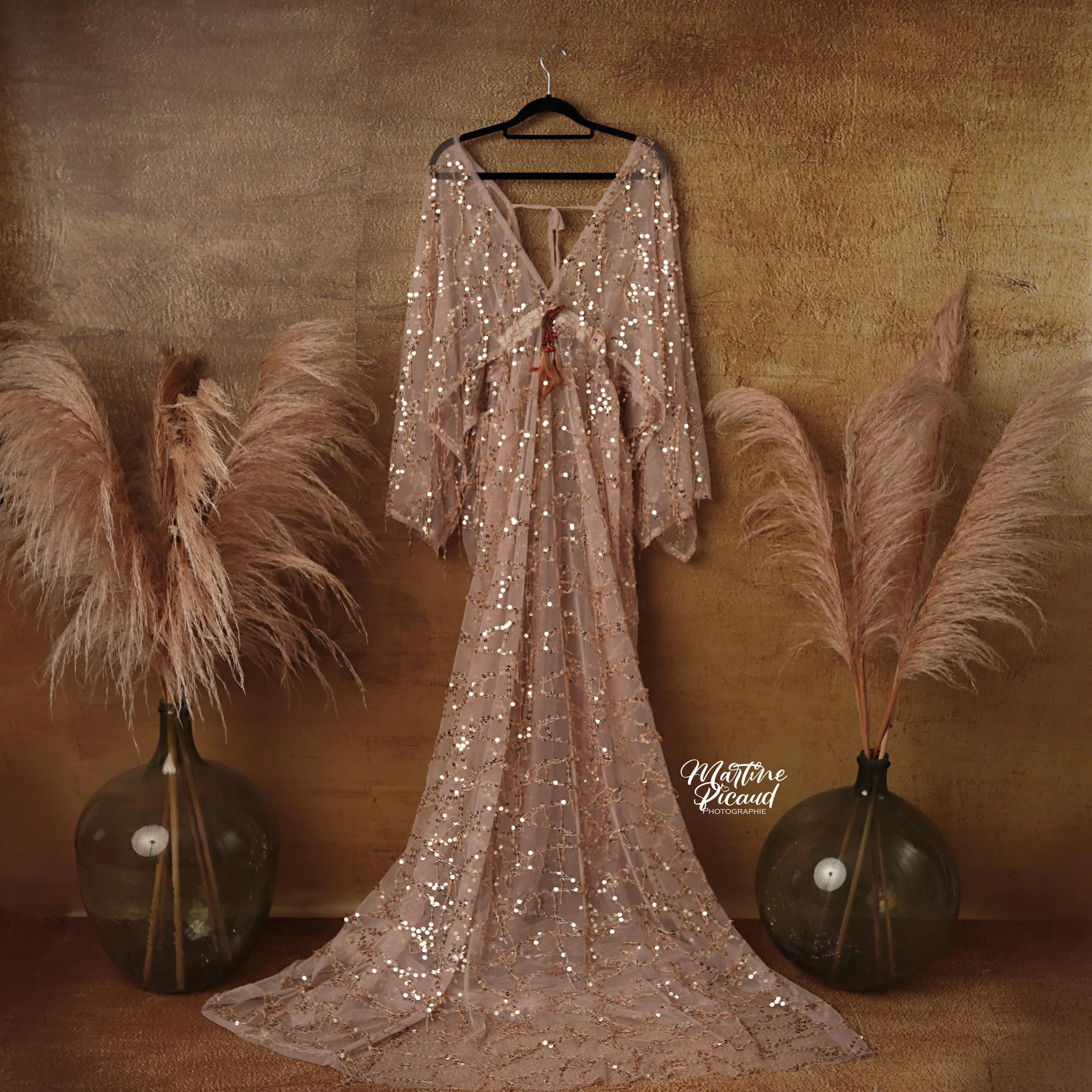 Платье для беременных Don &amp Judy Boho с блестками блестящее платье длиной до пола