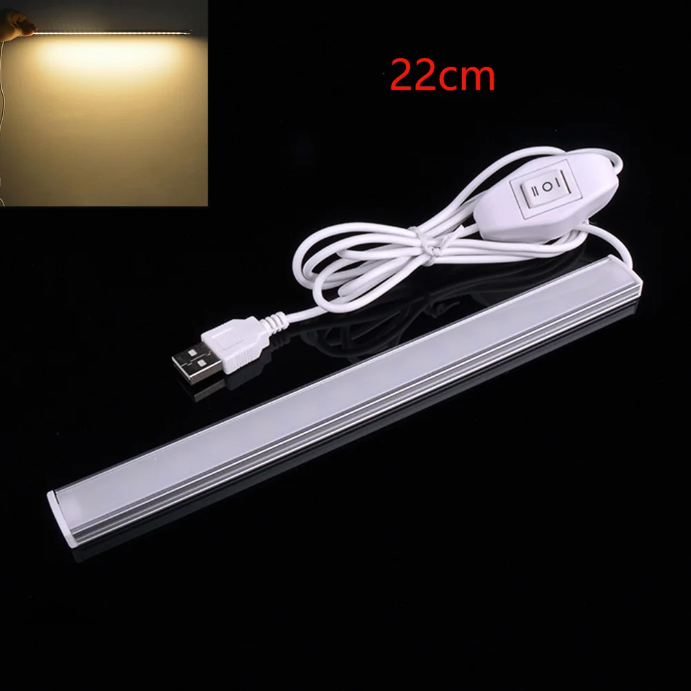 

5v Car Reading Wall Cabinet Desktop Led Double Magnet USB Super Bright Light Strip Dimming Home Adhesive Workshop Hard Bar
