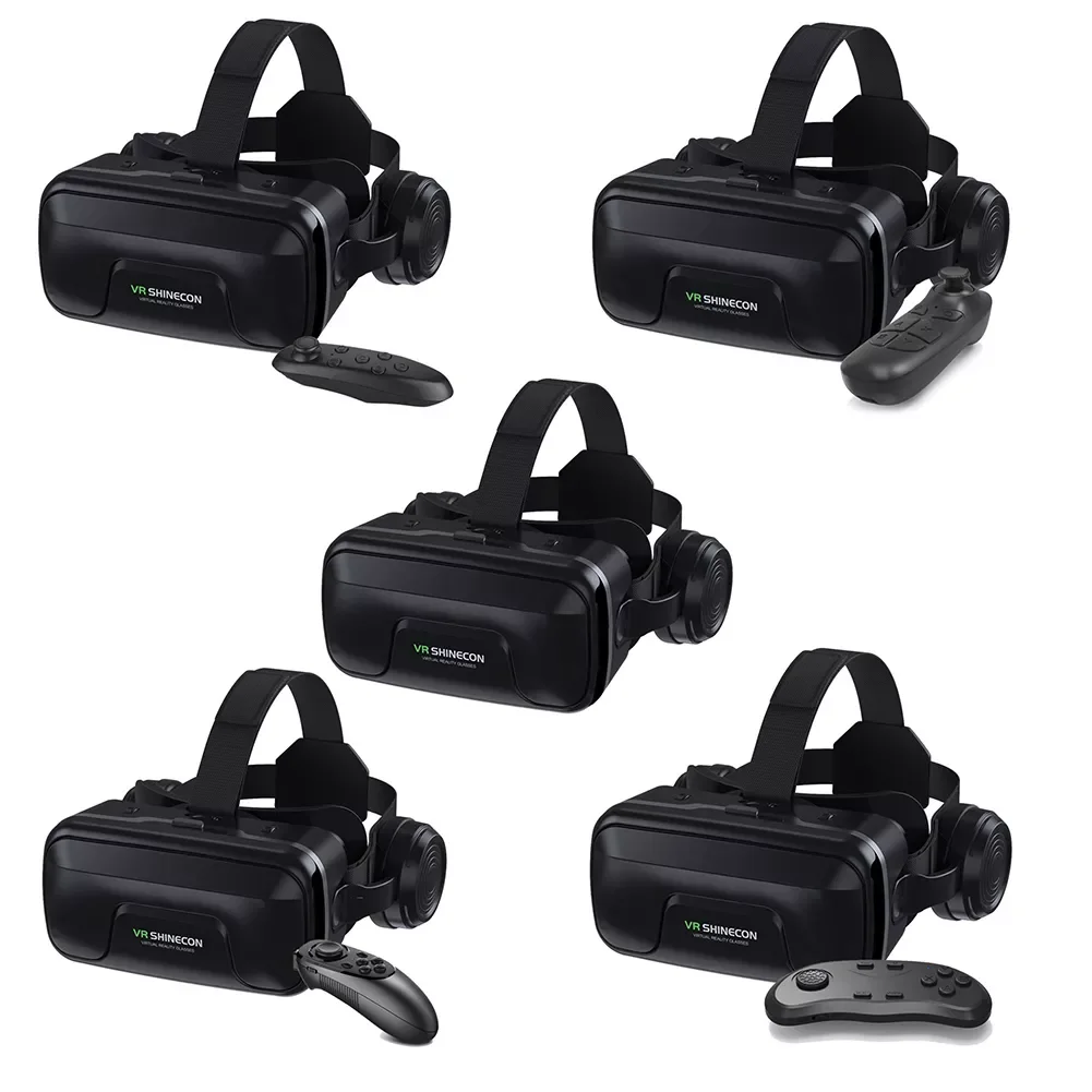 

NEW2023 VR G04EA VR Glasses 3D VR Cardboard Helmet for 5.5-7.2 inch Smartphone
