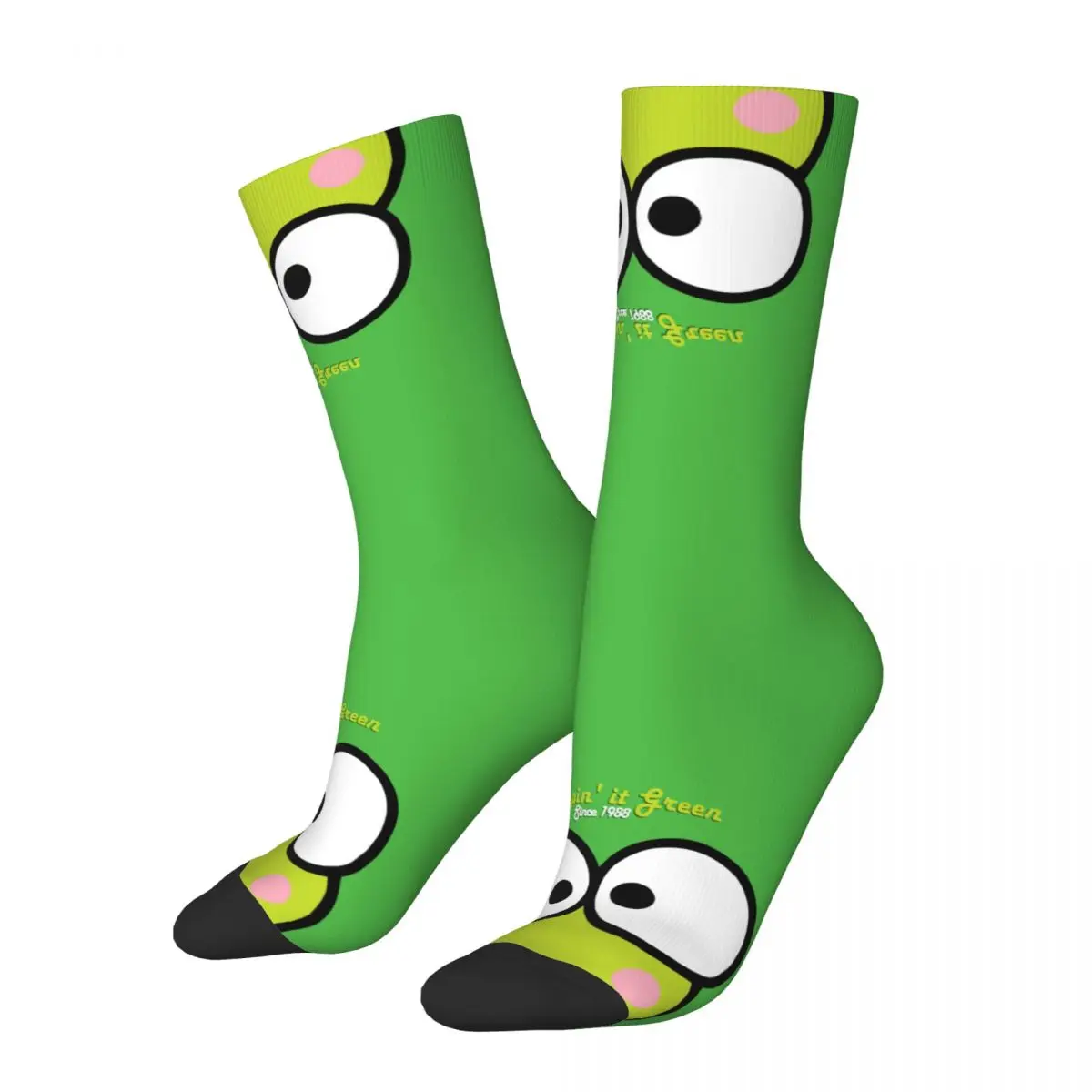 

Женские носки в стиле Харадзюку Keroppi Keep It Green Merch, удобные спортивные носки, всесезонные, лучшие подарки