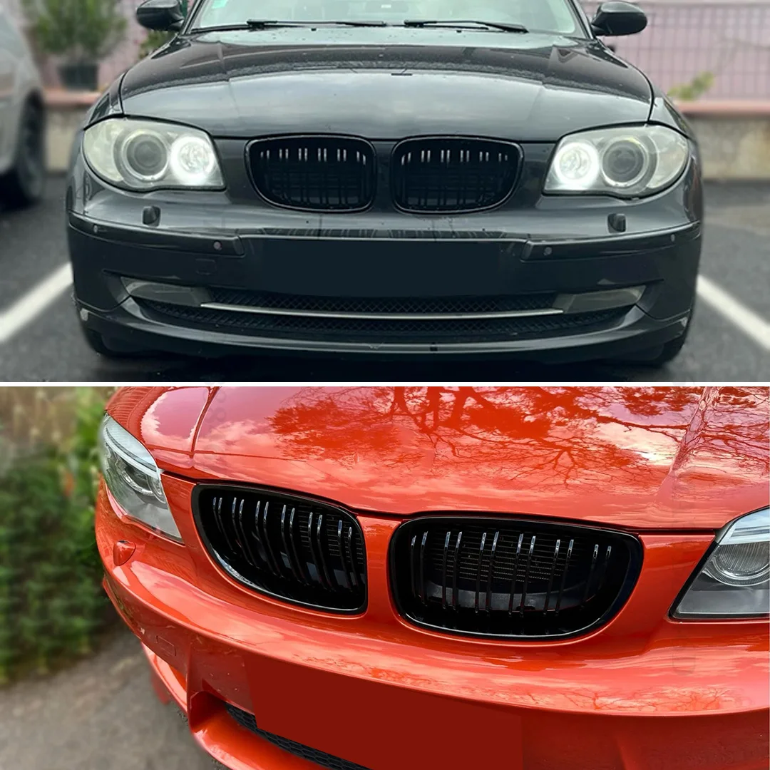 Фото Передняя решетка, бампер, решетка, тюнинговые аксессуары для BMW E81 E87 E82 E88 1 серии 2007-2011, например 120i 120d 130i 135i Coupe №3
