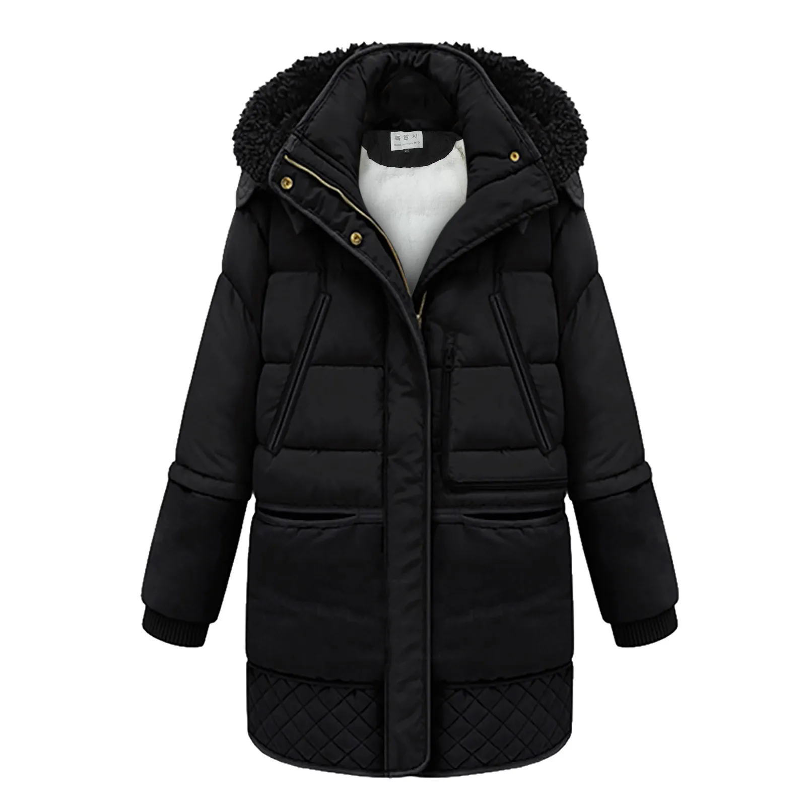 

Women's Lapel Coats Blouse Front Long Cardigan Coat Warm Soft Long Spring Coats Bed Jacket for Elderly Women Jacket with Zippers