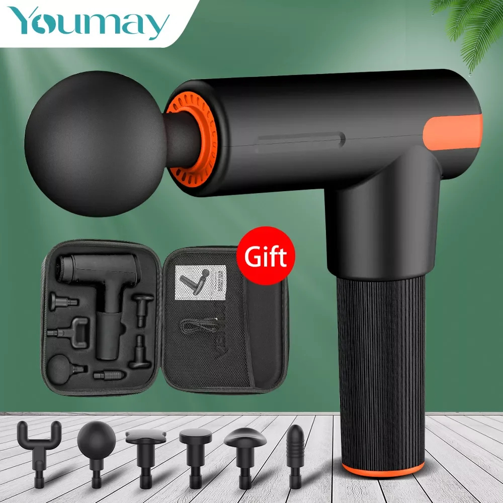 

NEW2023 мини-массажный пистолет для массажа мышц, массажер для глубоких тканей, терапевтический пистолет для упражнений, снятия боли в мышцах, ...