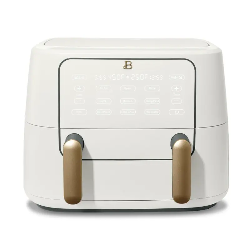 

9QT TriZone Air Fryer, White Icing Drew Barrymore For Cooking kitchen