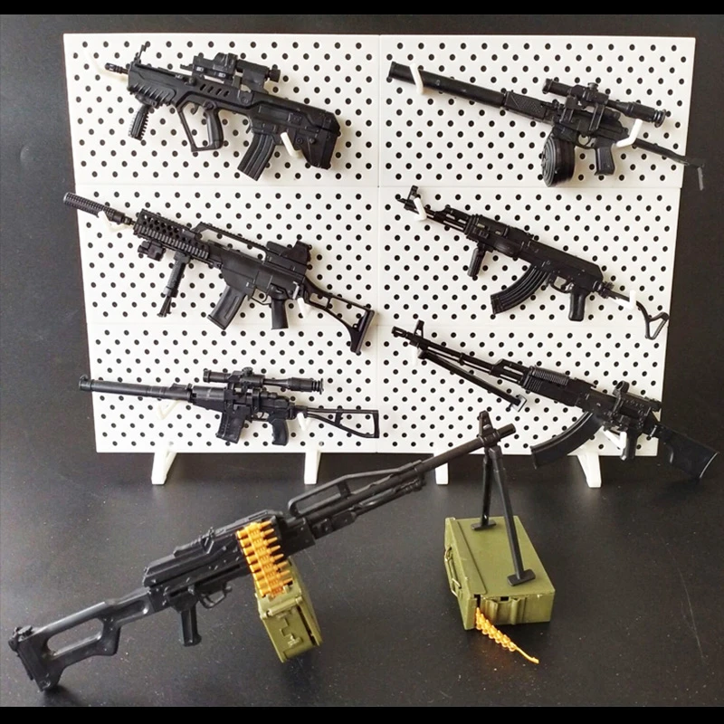 1/6 Scale Mini Toys G36KSK Submachine Gun PKP M240 Machine G