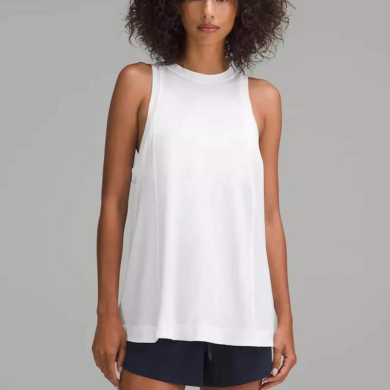 Летняя Новинка Sunscreen50 + Свободный жилет для йоги пуловер блузка без рукавов