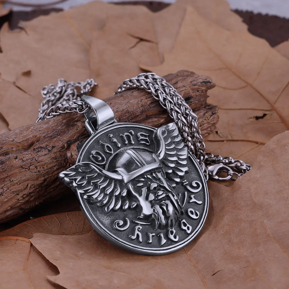 Скандинавская мифология God Odin кулон мужское качество не выцветает ожерелье из