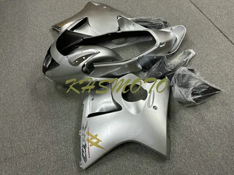 Комплект обтекателей мотоцикла для HONDA CBR1100XX 1996, 1999, 2000, 2001, 2003, 2007, CBR 1100XX 96-07, серебряный комплект кузова впрыска