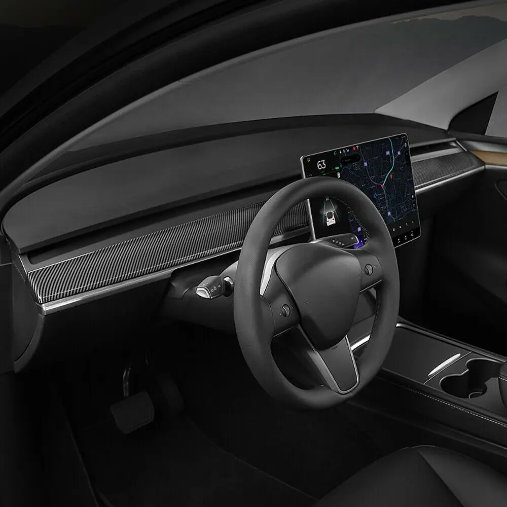 

Лента центральной консоли для внутренней приборной панели 2 шт. для Tesla Model Y 2020-2022