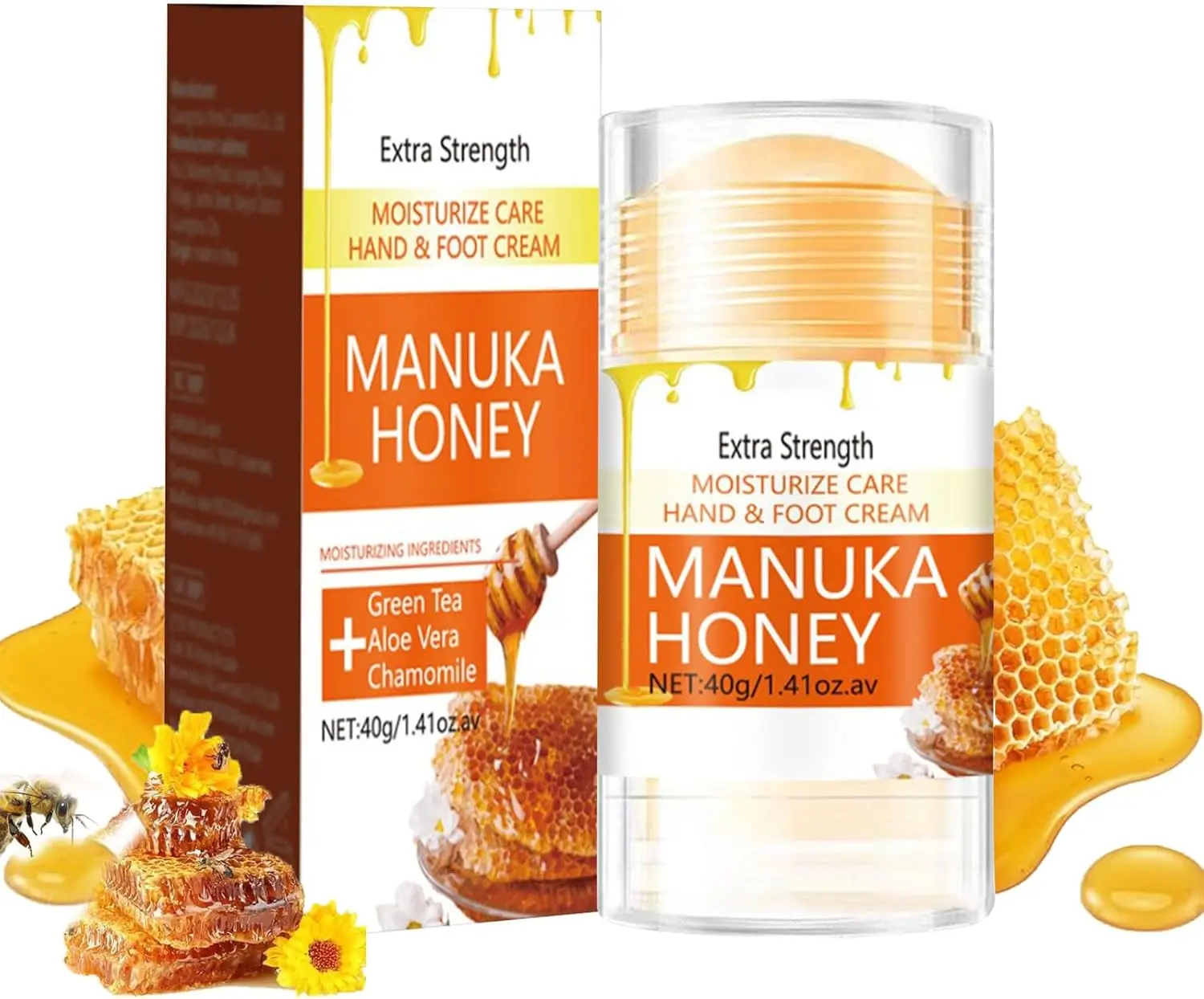 Крем для рук и пятки очень сухих ног быстродействующий бальзам Manuka с медом