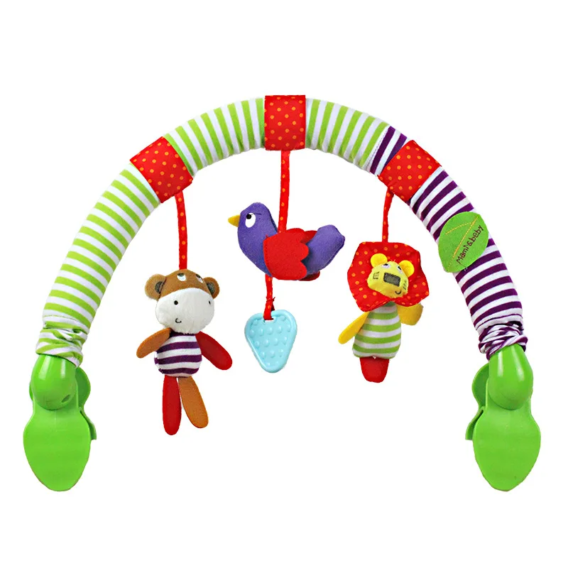 

Play Lathe New Cot Car Newborn Crib Toys Gifts Rattle Baby Infant Hanging Stroller Toys Spiral Educational Baby Travel Seat For