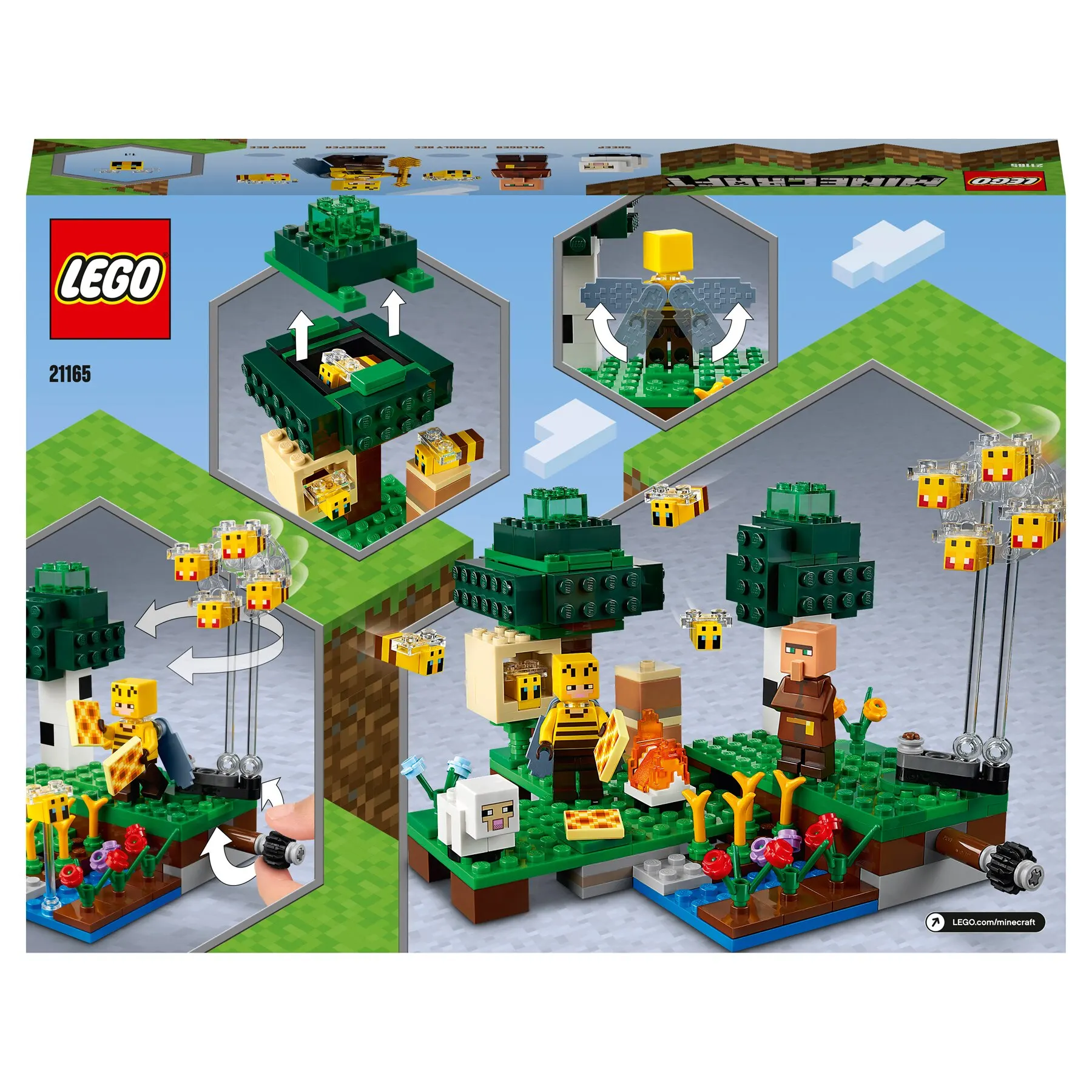 Конструктор LEGO Minecraft 21165 Пасека | Игрушки и хобби