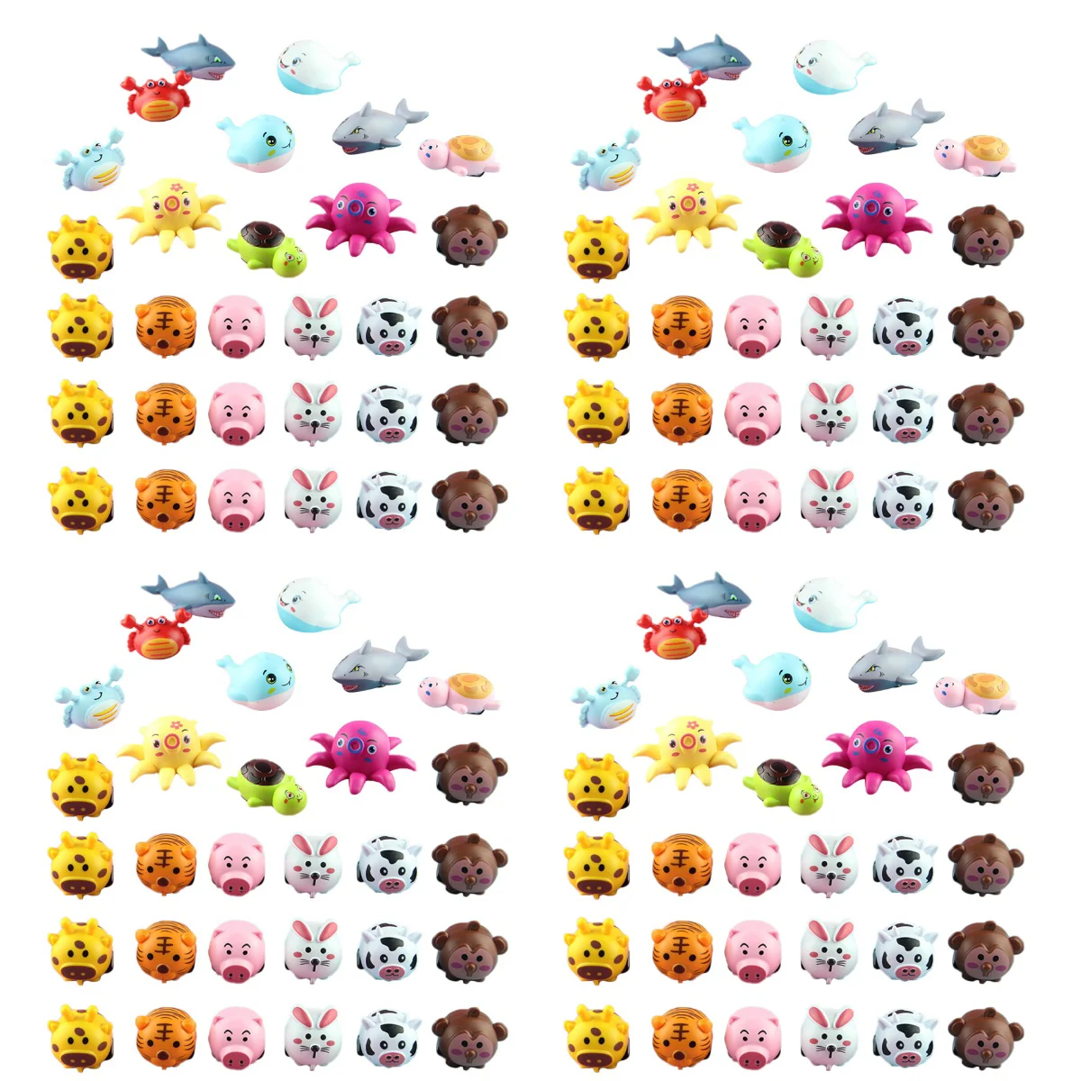 

120 Pcs Back Car Kids Small Car Cartoon Toddler Car Kids Birthday Gifts (Random Style)
