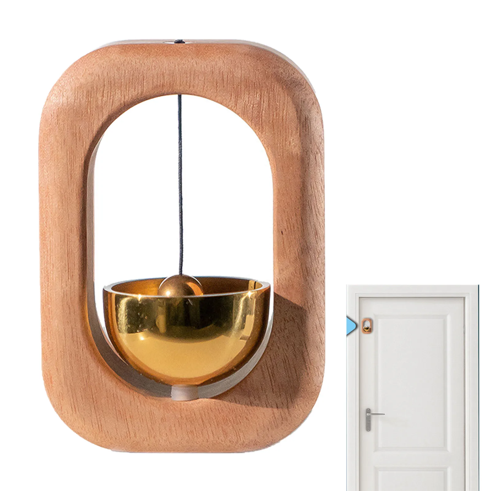 

Magnetic Suction Attached Doorbell Door Opening Reminder For Business Entering And Lightweight Unique Bell Craft Furnishings