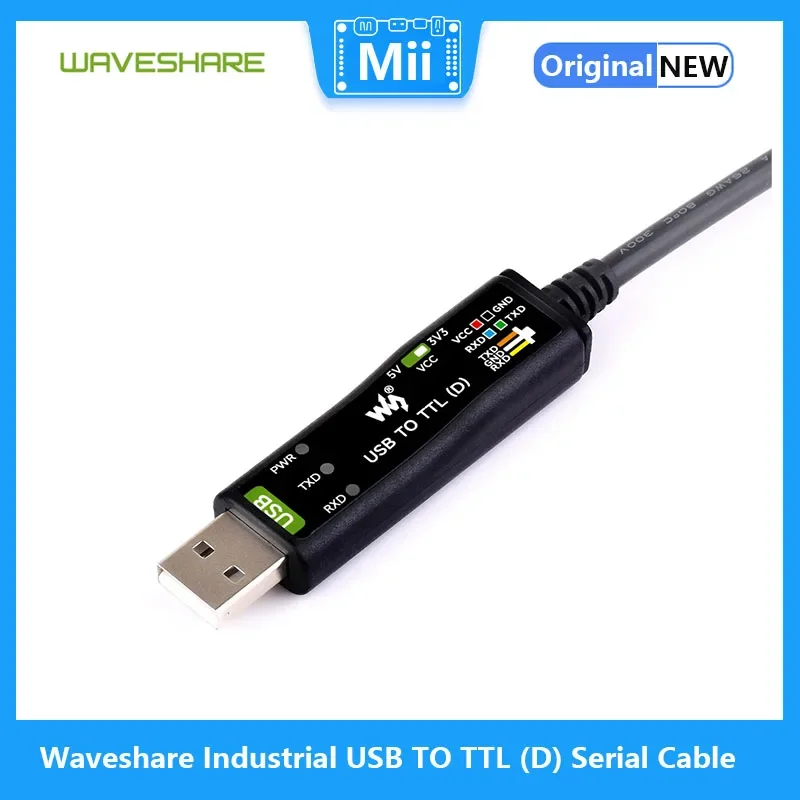 Последовательный кабель Waveshare с USB на TTL (D) оригинальный чип FT232RNL подходит для