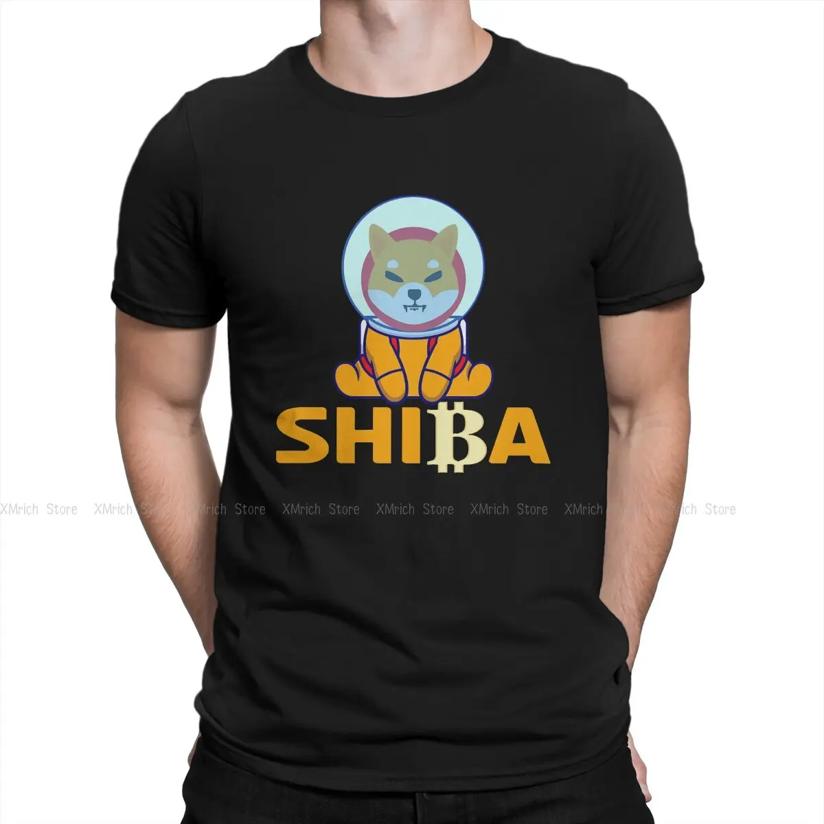 

Shiba Inu Token Coin Hodler T-Shirt for Men Cryptocurrency Crypto Miner Fashion 100% Cotton Tees Crewneck Short Sleeve Tee