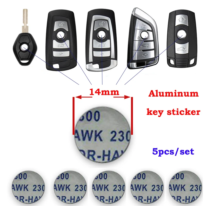 

5 шт. X 14 мм дистанционный ключ значок эмблема замена логотипа для BMW 3 серии 5 серии 7 серии Z4 X3 X4 X5 X6 Автомобильный ключ Логотип Аксессуары