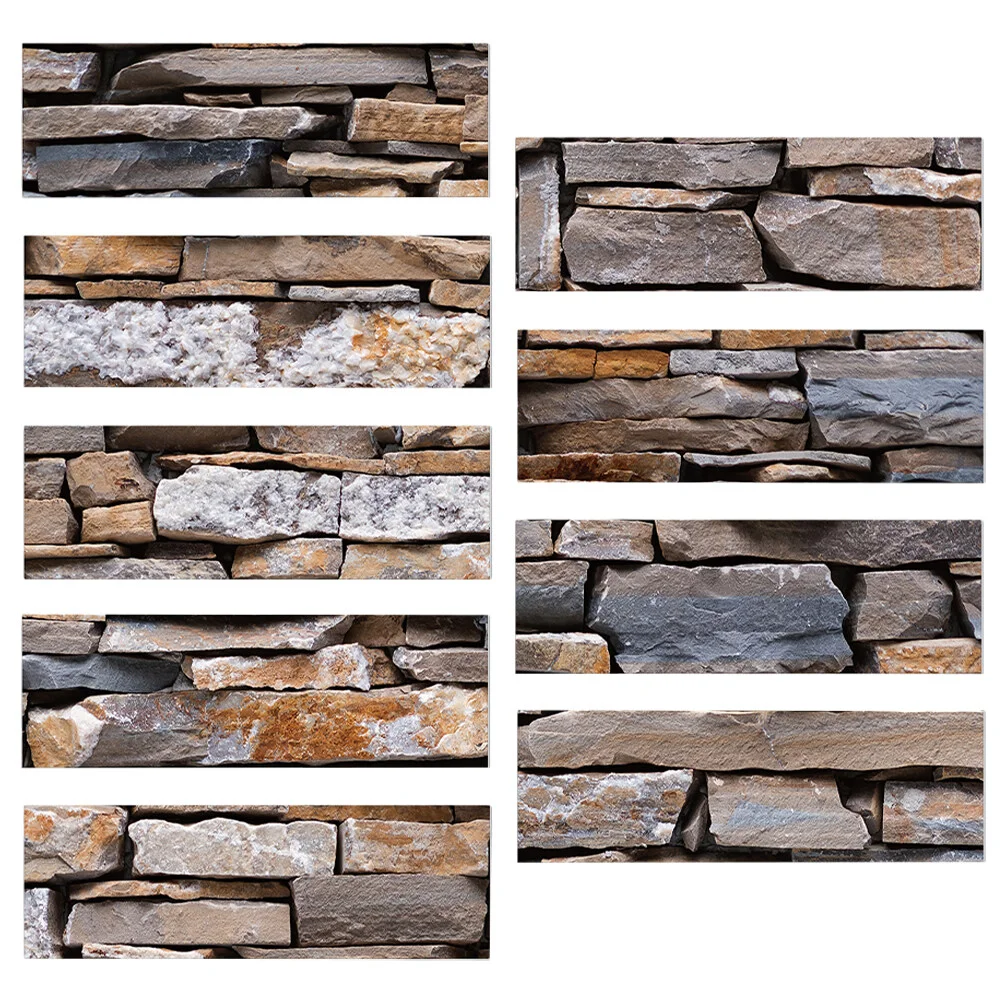 

9 шт., самоклеящиеся наклейки на стену, с зернистой поверхностью