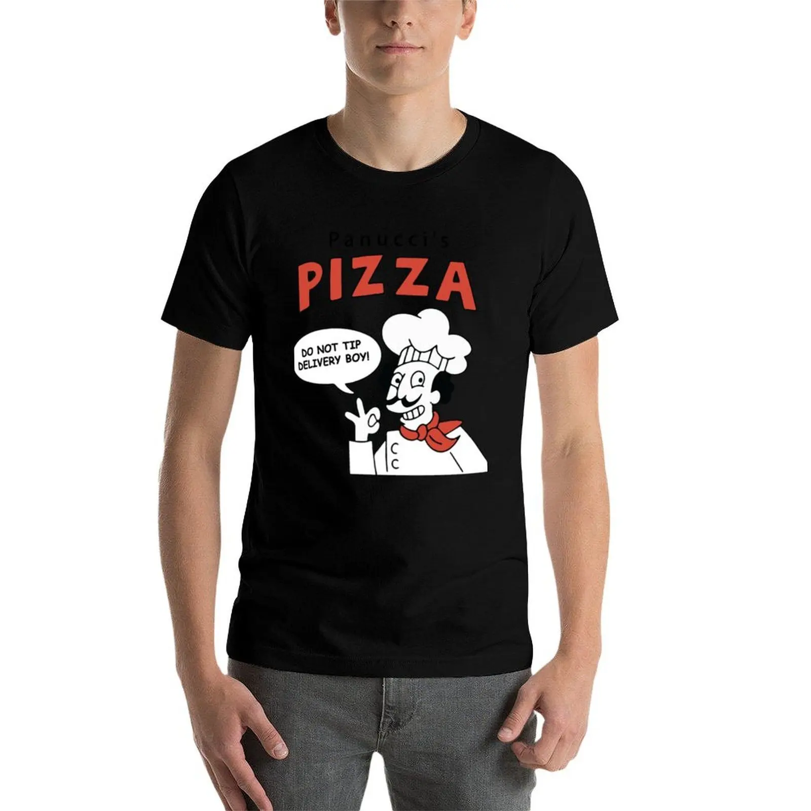 Фото Футболка Panucci's Pizza с круглым вырезом для высоких и крупных людей №3