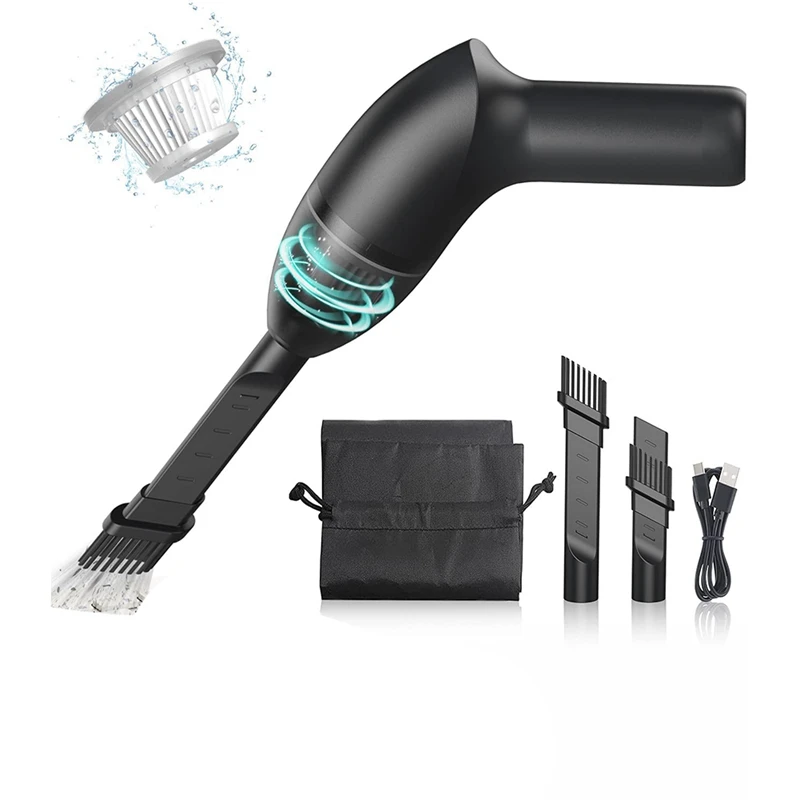 

Keyboard Cleaner Suitable For Desk, Handheld Cordless Computer Vacuum Charging (With LED Light), Used For Cleaning Hair