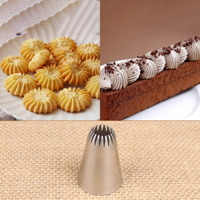 

Cake Decoration Stainless Steel Piping Tip Bakeware Pastry Baking Supplies Accessories And Cookie Tools Silk Flower Tools