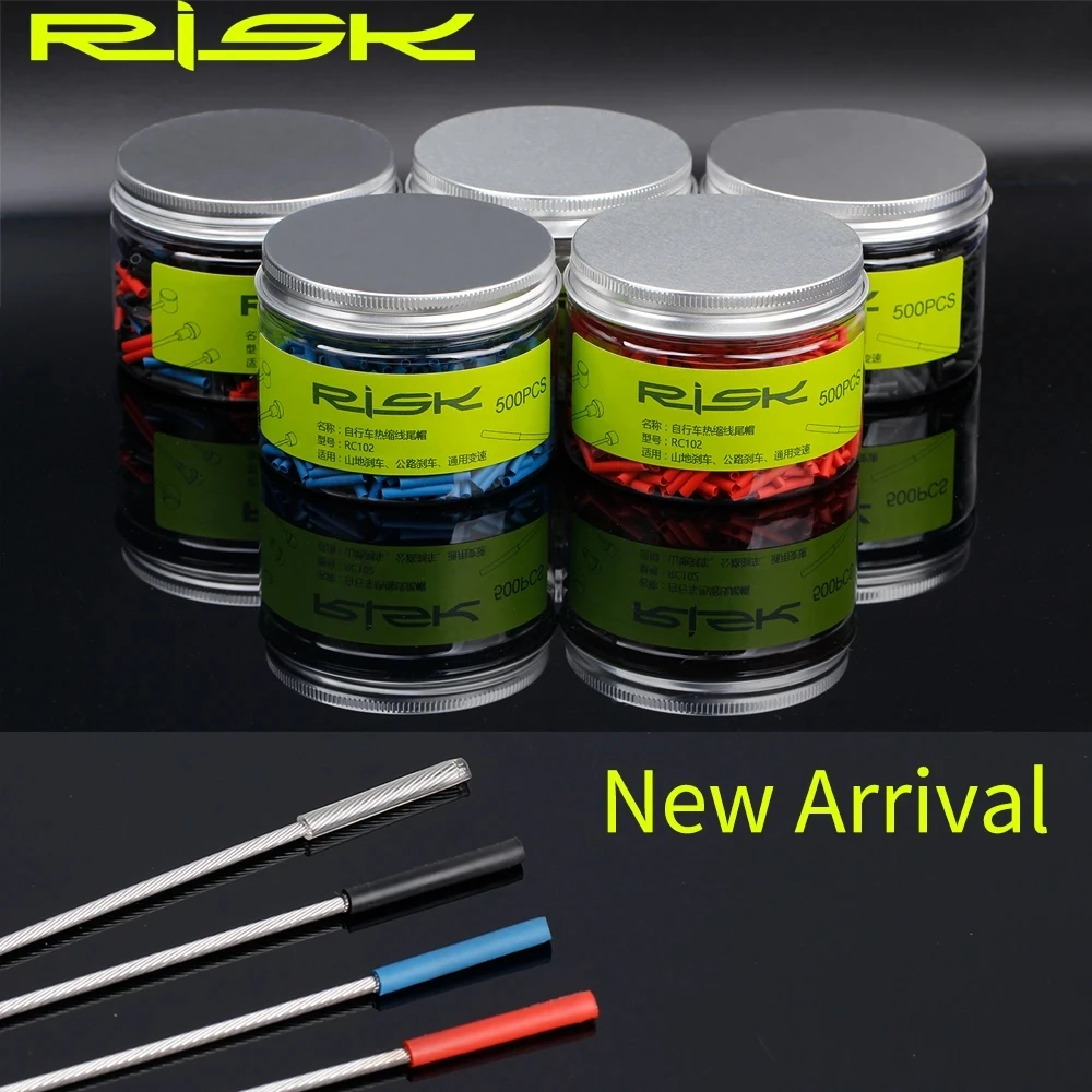 

RISK Bicycle Accessories Heat Shrink Cable End Cap Ultralight Shift Lever Inner Cable Terminal Cover Brake Core Crimp